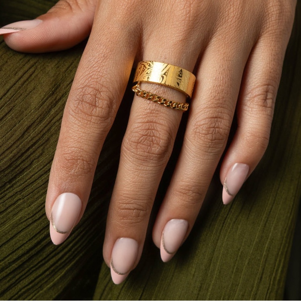 Nominal X Aadil New “Bound” Ring 10 Gold